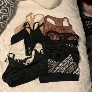 PINK sports bra bundle.